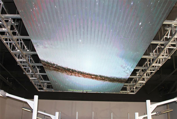 旭生文化艺术馆星空游戏LED全彩显示屏展示